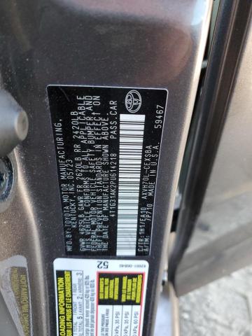 4T1G31AK2PU614218 - 2023 TOYOTA CAMRY SE NIGHT SHADE GRAY photo 13