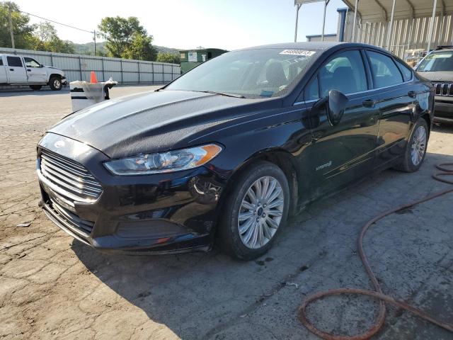 3FA6P0LU4GR333404 - 2016 FORD FUSION SE HYBRID BLACK photo 1