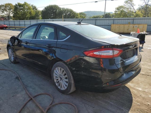 3FA6P0LU4GR333404 - 2016 FORD FUSION SE HYBRID BLACK photo 2