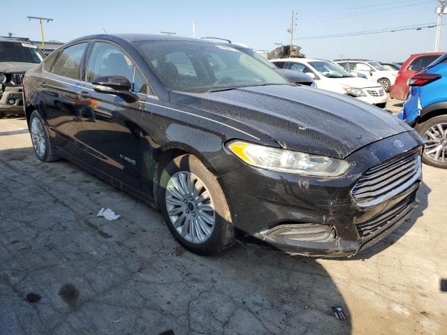 3FA6P0LU4GR333404 - 2016 FORD FUSION SE HYBRID BLACK photo 4