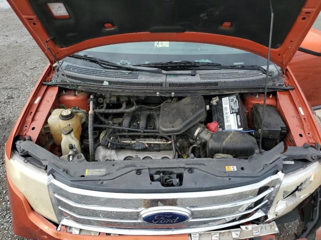 2FMDK38C27BA53413 - 2007 FORD EDGE SEL ORANGE photo 11