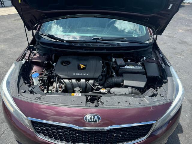 3KPFK4A78HE065009 - 2017 KIA FORTE LX MAROON photo 7