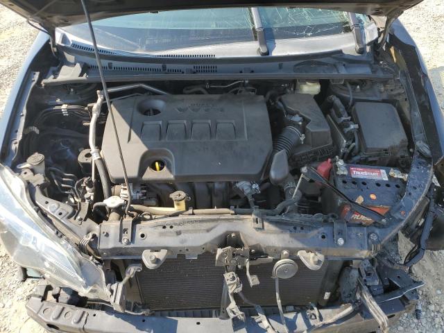 2T1BURHE6JC977961 - 2018 TOYOTA COROLLA L BLACK photo 11