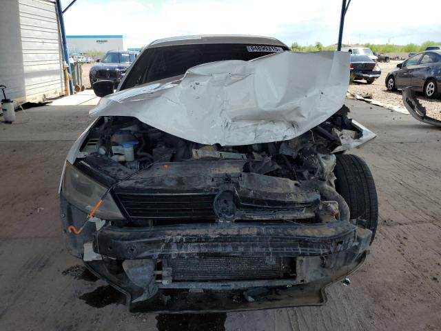 3VW1K7AJ6CM426627 - 2012 VOLKSWAGEN JETTA BASE WHITE photo 5