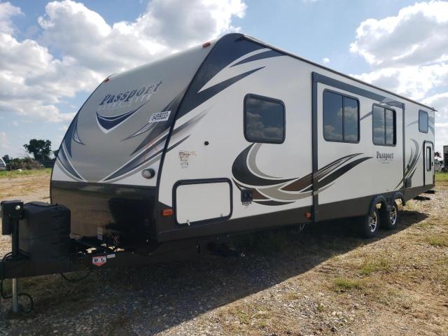 4YDT29225HT415574 - 2017 KEYSTONE PASSPORT WHITE photo 2