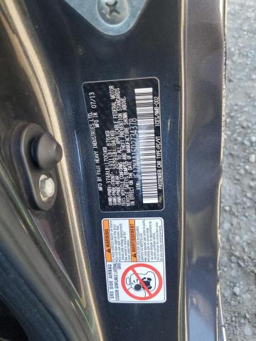 JF1ZNAA15D2734378 - 2013 TOYOTA SCION FR-S BLACK photo 12