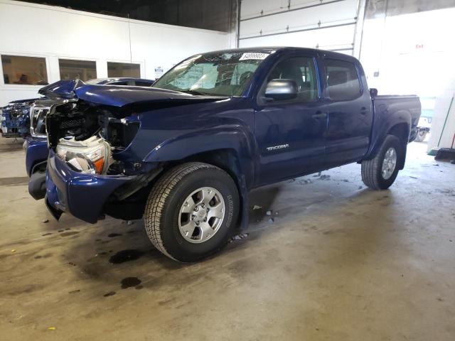5TFJU4GNXFX080098 - 2015 TOYOTA TACOMA DOUBLE CAB PRERUNNER BLUE photo 1