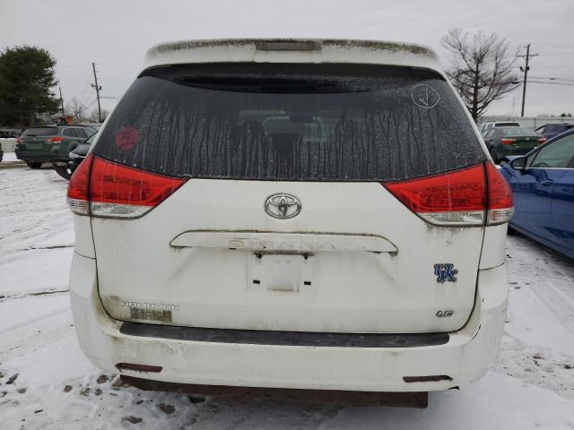 5TDKK3DC8BS008064 - 2011 TOYOTA SIENNA LE WHITE photo 6