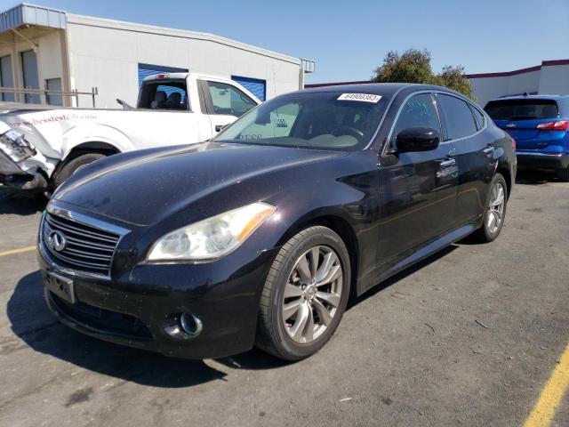 JN1BY1AP5CM330655 - 2012 INFINITI M37 BLACK photo 1