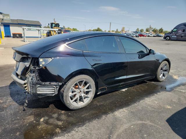5YJ3E1EA0NF286656 - 2022 TESLA MODEL 3 黑色 照片 3