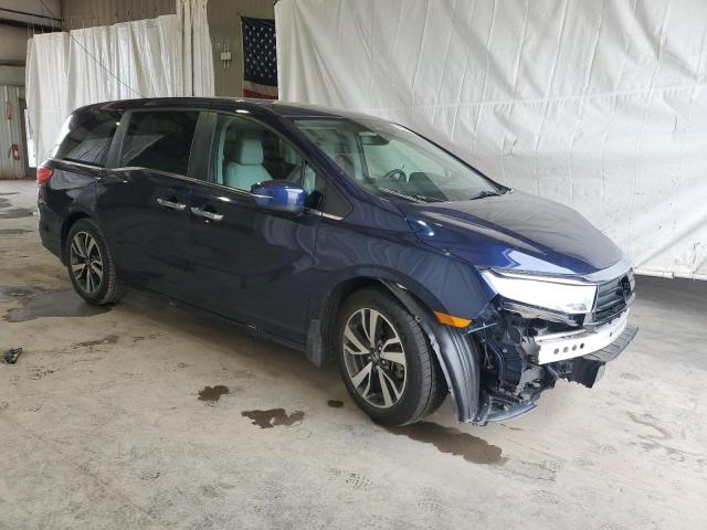 5FNRL6H89PB035014 - 2023 HONDA ODYSSEY TOURING Bleu photo 4