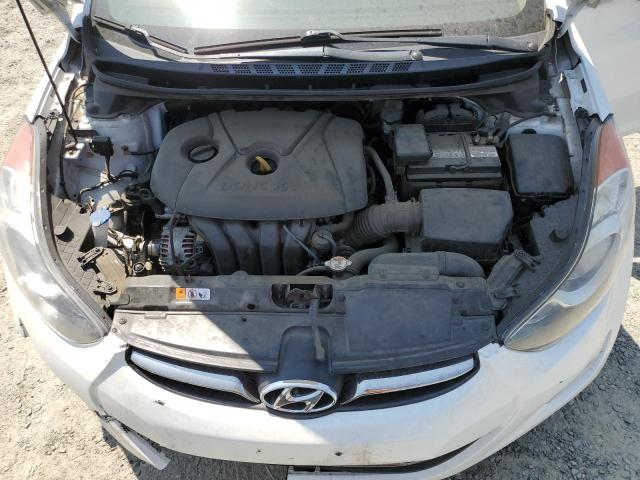 5NPDH4AEXDH249961 - 2013 HYUNDAI ELANTRA GLS WHITE photo 11