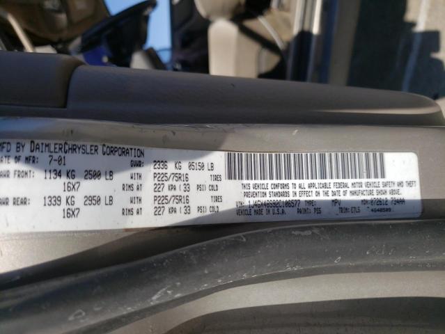 1J4GX48S92C106577 - 2002 JEEP GRAND CHER LAREDO 棕色 照片 10