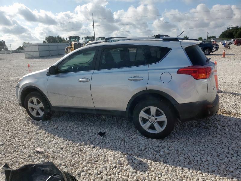 2T3WFREV5DW036947 - 2013 TOYOTA RAV4 XLE GRAY photo 2