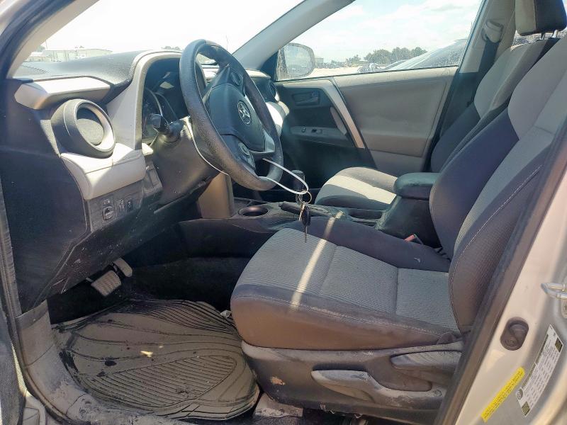 2T3WFREV5DW036947 - 2013 TOYOTA RAV4 XLE GRAY photo 7