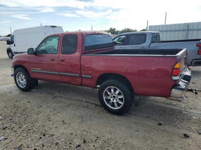 5TBRT34192S332580 - 2002 TOYOTA TUNDRA ACCESS CAB წითელი ფოტო 2