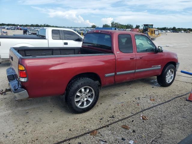 5TBRT34192S332580 - 2002 TOYOTA TUNDRA ACCESS CAB წითელი ფოტო 3