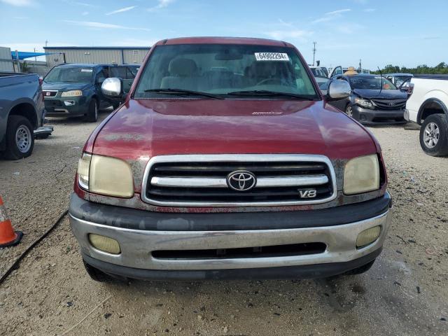 5TBRT34192S332580 - 2002 TOYOTA TUNDRA ACCESS CAB წითელი ფოტო 5