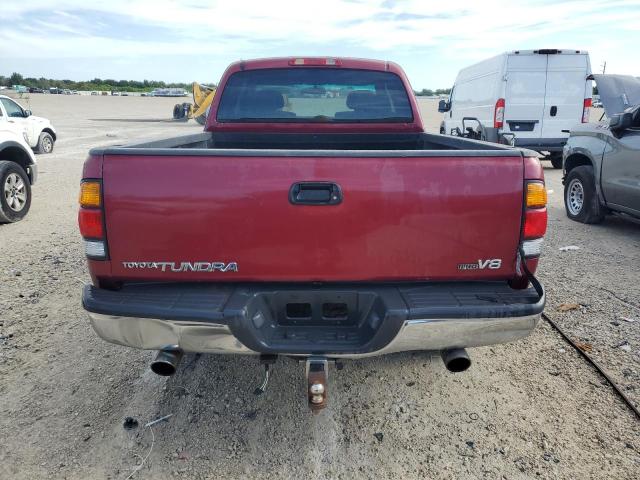 5TBRT34192S332580 - 2002 TOYOTA TUNDRA ACCESS CAB RED photo 6