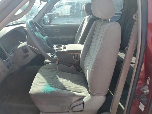 5TBRT34192S332580 - 2002 TOYOTA TUNDRA ACCESS CAB წითელი ფოტო 7
