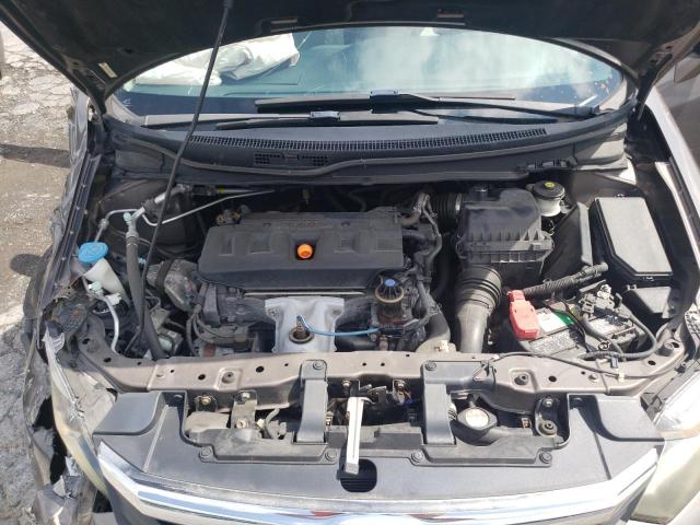 19XFB2F87CE303740 - 2012 HONDA CIVIC EX GRAY photo 11