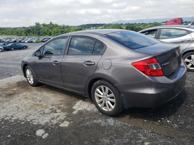 19XFB2F87CE303740 - 2012 HONDA CIVIC EX GRAY photo 2