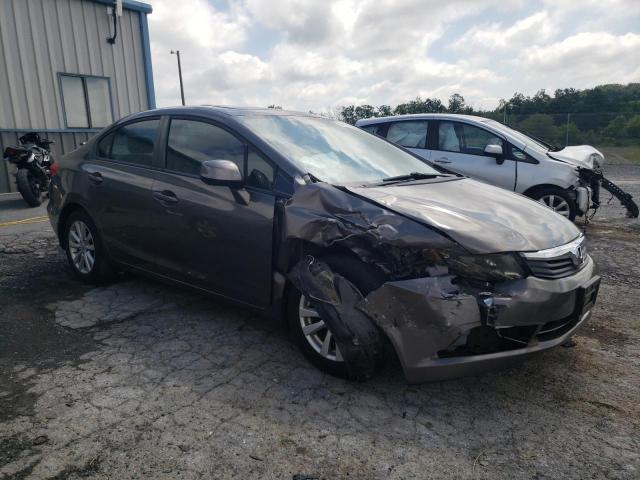 19XFB2F87CE303740 - 2012 HONDA CIVIC EX GRAY photo 4