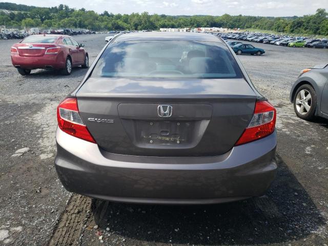 19XFB2F87CE303740 - 2012 HONDA CIVIC EX GRAY photo 6