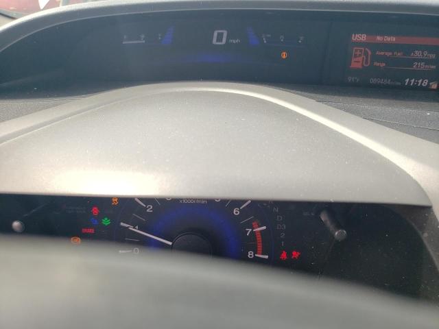 19XFB2F87CE303740 - 2012 HONDA CIVIC EX GRAY photo 9