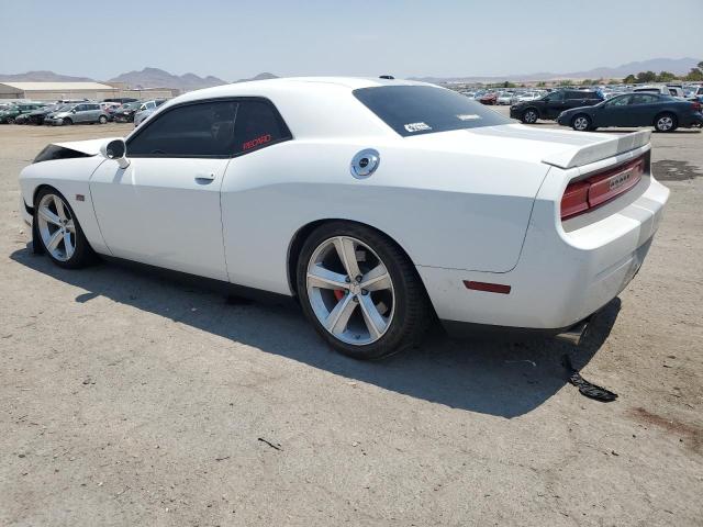 2C3CDYCJ6CH167309 - 2012 DODGE CHALLENGER SRT-8 WHITE photo 2