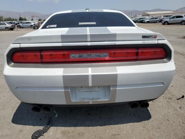2C3CDYCJ6CH167309 - 2012 DODGE CHALLENGER SRT-8 WHITE photo 6
