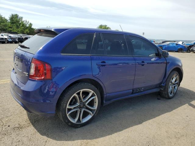 2FMDK4AK3DBC80533 - 2013 FORD EDGE SPORT BLUE photo 3