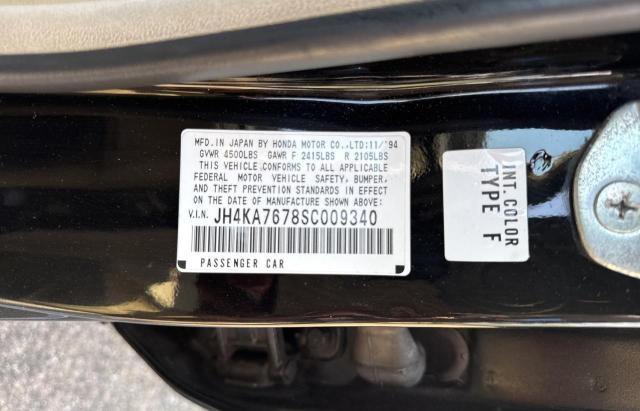 JH4KA7678SC009340 - 1995 ACURA LEGEND LS BLACK photo 10