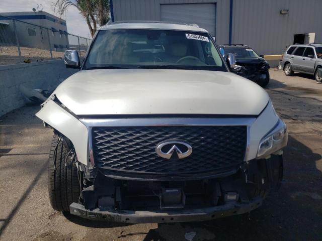 JN8AZ2NC8F9371943 - 2015 INFINITI QX80 WHITE photo 5