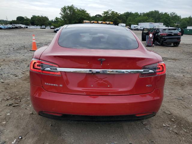 5YJSA1E23GF154655 - 2016 TESLA MODEL S წითელი ფოტო 6