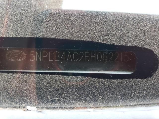 5NPEB4AC2BH062215 - 2011 HYUNDAI SONATA GLS SILVER photo 12