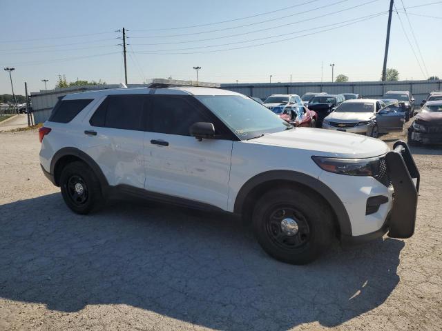 1FM5K8AB8LGA96949 - 2020 FORD EXPLORER POLICE INTERCEPTOR WHITE photo 4