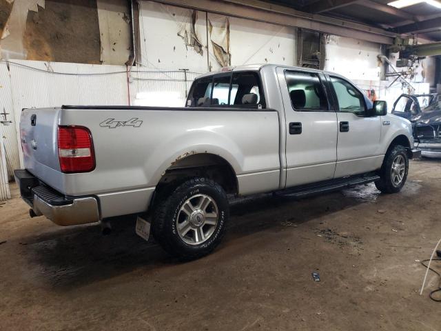 1FTPW14V58FB91626 - 2008 FORD F150 SUPERCREW SILVER photo 3