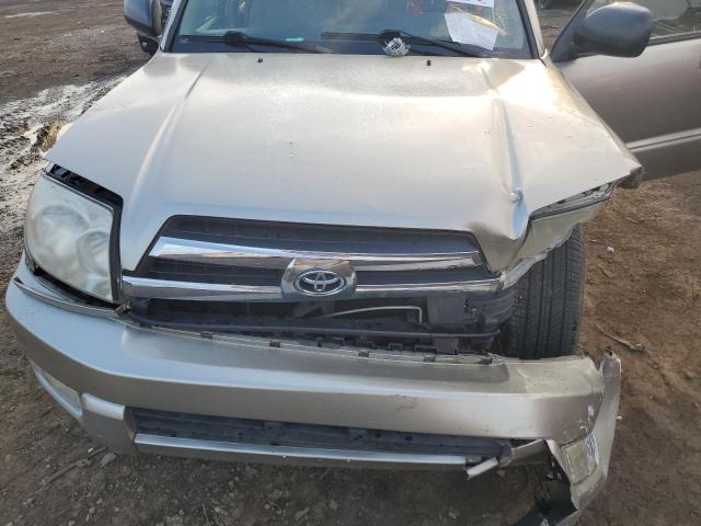 JTEBU14R758050619 - 2005 TOYOTA 4RUNNER SR5 BEIGE photo 11
