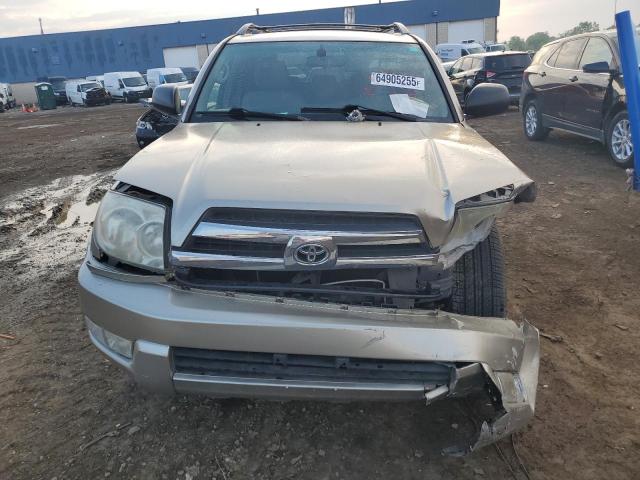 JTEBU14R758050619 - 2005 TOYOTA 4RUNNER SR5 BEIGE photo 5