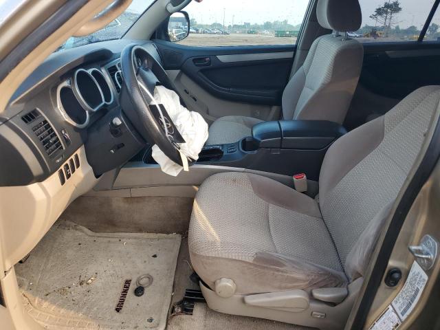 JTEBU14R758050619 - 2005 TOYOTA 4RUNNER SR5 BEIGE photo 7