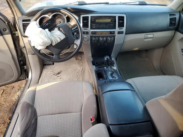 JTEBU14R758050619 - 2005 TOYOTA 4RUNNER SR5 BEIGE photo 8