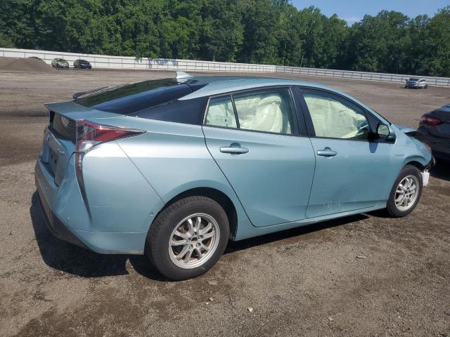 JTDKBRFU3J3062266 - 2018 TOYOTA PRIUS BLUE photo 3