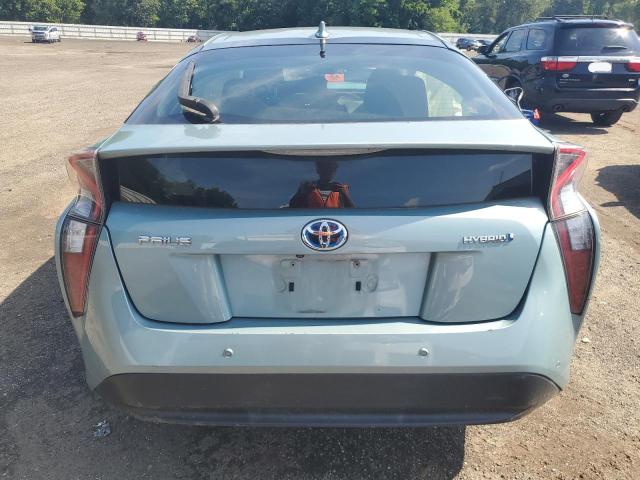 JTDKBRFU3J3062266 - 2018 TOYOTA PRIUS BLUE photo 6