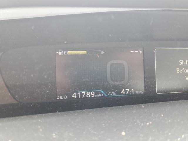 JTDKBRFU3J3062266 - 2018 TOYOTA PRIUS BLUE photo 9