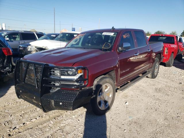 3GCUKSEC8GG289483 - 2016 CHEVROLET silverado K1500 LTZ RED photo 2