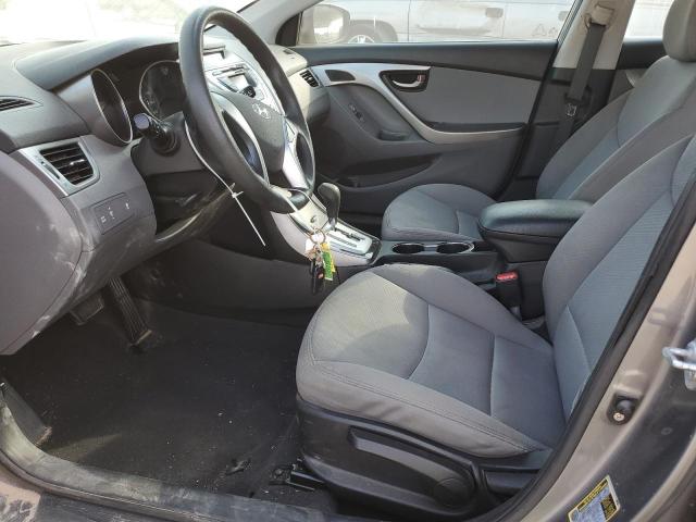 5NPDH4AE1CH073882 - 2012 HYUNDAI ELANTRA GLS GRAY photo 7