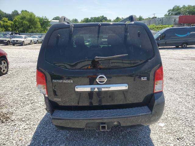 5N1AR1NBXAC618190 - 2010 NISSAN PATHFINDER S BLACK photo 6