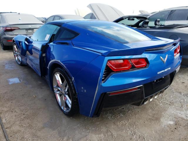 1G1YM2D75E5123869 - 2014 CHEVROLET CORVETTE STINGRAY Z51 3LT BLUE photo 3