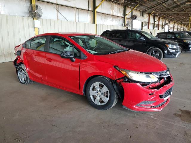 1G1BC5SM2H7137935 - 2017 CHEVROLET CRUZE LS RED photo 4